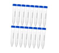 TOBBOMEY 30pcs Centrifuge Tubes with Screw Caps Plastic Blood Analysis Test Tubes Laboratory Use Smooth Wall for Molecular Biology Chemistry Biochemistry Liquid Storage