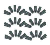 TOBBOMEY 30PCS Flameless Christmas Tree Candle Clips with Strong Grip Easy Installation LED Taper Candle Holders for Holiday Parties Weddings Garland and Advent Wreath Decorations