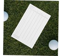 TOBBOMEY 30pcs Portable Golf Scorecards Coated Paper Score Record Cards Sports Gift for Golfers with Partition for Accurate Scorekeeping
