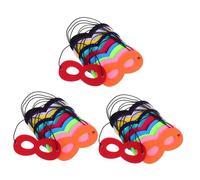 TOBBOMEY 36pcs Superhero Fancy Dress Masks for Party Cosplay Breathable Felt Eye Masks with Elastic Straps Vibrant Colors for Birthday Halloween Carnival Role Play Fun