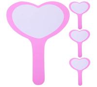 TOBBOMEY 3Pcs DIY Blank Erasable Scoreboard Heart-shaped Writing Boards for Judges Voting Sports Events with Smooth Edges Handheld Pads