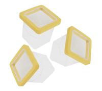 TOBBOMEY 3pcs Fish Breeding Box for Aquarium Floating Isolation Tank Clear Plastic Breeder Box with Double Layer Design for Guppy Betta Clownfish Hatchery and Fry Care