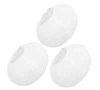 TOBBOMEY 3pcs Foldable Paper Lantern Pendant Light Shades Decorative Hanging Lampshades for Party Home Indoor Outdoor Use
