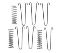 TOBBOMEY 3pcs Heavy Duty Dog Leash Spring Bungee with Stainless Steel Shock Absorber for Walking Training Buffer System for Injury Prevention Outdoor Pet Tie Out Rope