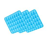 TOBBOMEY 3pcs Non-Stick Silicone Skull Baking Molds Tray for Halloween Party Treats Mini Skull Cake and Candy Moulds Flexible DIY Resin and Cookie Crafting Tool