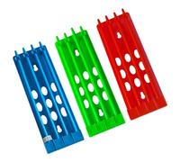 TOBBOMEY 3pcs Pigeon Leg Rings Holder Ring Sorting Rack Sturdy Plastic Pigeon Foot Stand for Easy Management