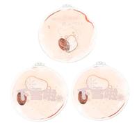 TOBBOMEY 3pcs Reusable Self Heating Hand Warm Bags PVC Material Instant Warmth Portable Winter Handbag Compact for Outdoor Use Random Color