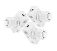 TOBBOMEY 3pcs Self Reset Momentary Push Button Switch Screw Assembly for Electrical Appliances Industrial Use Replacement Control Button