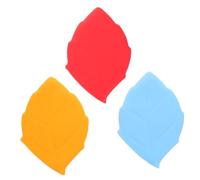 TOBBOMEY 3pcs Silicone Toothbrush Cover Cute Toothbrush Cover for Travel Heads Protective Manual Cap for Cruise Essentials and Home Tooth Care Organization