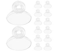 TOBBOMEY 40Pcs Aquarium Suction Cup Clips for 6Mm Airline Hose, Fish Tank Water Pipe Fixing Clamps with Soft Snap Suction Holders, Aquarium Tube Clips for Air Pump and Water Changing