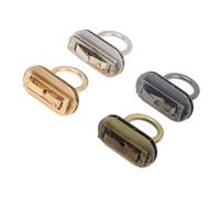 TOBBOMEY 4PCS Alloy Die Casting Lock for Suitcases Luggage Padlocks with Mortise Lock Clutch Accessories in Easy to Install Replacement for Travel Bags