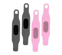 TOBBOMEY 4pcs Breathable Wrist Strap Protective Wrist Guard Thumb Bands Comfortable Wraps Supports for Gym Sports Silicone