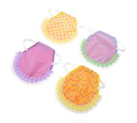 TOBBOMEY 4pcs Chicken Saddle for Hens, Poultry Wing Protector Vest with Adjustable Fit, Lightweight Hen Back Protector Apron for Mating and Egg Gathering in Backyard Coop