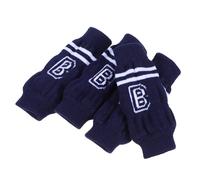 TOBBOMEY 4pcs Dog Socks Dog Elbow Sleeve Pet Leg Cover Warm Elbow Pads Knitted Material for Leg Warmers