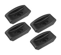 TOBBOMEY 4pcs Dumbbell Rack Rubber Support Chassis Dumbbell Weight Rack Weight Rubber Saddles Home Gym Accessories Hand Barbell Stabilizer Gym Saddles Black