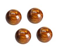 TOBBOMEY 4Pcs Fitness Handball Stress Balls for Hand Exercise and Office Decor Compact Artistic Meditation Balls with Smooth Surface for Wrist Flexibility and Stress Relief