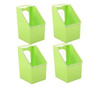 TOBBOMEY 4pcs Hanging Box Trough Bird Feeder for Birds Feeder Pigeon Feeding Basin Cage Hanging