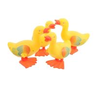 TOBBOMEY 4PCS Hopping Duck Wind Up Jumping Party Favors for Stocking Stuffers Fun Activities for Safe and Portable Clockwork