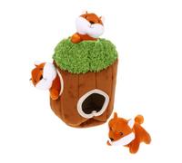 TOBBOMEY 4Pcs Interactive Squeaky Plush Dog with Animal Shapes for Chewing and Training Stress Relief Playthings for Puppies and Dogs Birthday for for for for for for