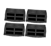 TOBBOMEY 4pcs Ladder Rubber Foot Covers Slip Non Deformable Mat Protectors for Floor Scratch Prevention Heavy Duty Ladder Parts Accessories