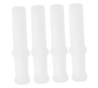 TOBBOMEY 4pcs Meat Grinder Pusher Rods Plastic Replacement Stomper with Ergonomic Handle for Kitchen Food Grinder Accessories