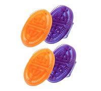 TOBBOMEY 4pcs Meridian Massage Brush Set for Full Body Relaxation Handheld Body Massager Meridian Care Brush for Home Beauty Salon Spa Use