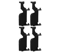 TOBBOMEY 4pcs Microwave Door Latch Arm and Push Rod Replacement Kit with Safety Switch Lever and Support Bar for Kitchen Microwave Oven Parts Accessories