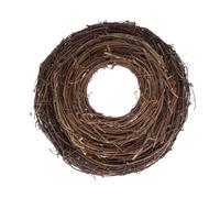 TOBBOMEY 4pcs Natural Dried Rattan Rings DIY Wreath Frames 10 Mixed Sizes American Country Style Craft Wreaths for Indoor Home Party Decoration