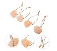 TOBBOMEY 4Pcs Natural Salt Lick Blocks for Small Pets Hanging Salt Brick Pendant for Rabbits Hedgehogs Squirrels Mineral for Animals Encourages Biting Instincts and Activity