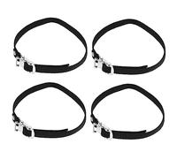 TOBBOMEY 4pcs Pedal Straps for Mountain and Road Bikes Lightweight Easy to Install Bicycle Accessories for Enhanced Stability and Comfort During Long Rides