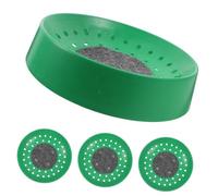 TOBBOMEY 4pcs Plastic Pigeon Nesting Bowls for Bird Breeding and Hatching Compact Reusable Nest Bowls for Racing Pigeons Doves and Small Birds Space-saving