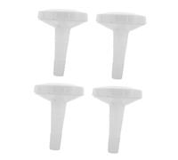 TOBBOMEY 4pcs Plastic Water Pump Sprayer Nozzles for Gardening Long Stem Farm Sprinkler Heads with Flexible Hose Compatibility for Outdoor Flower and Vegetable Irrigation