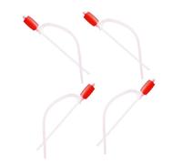 TOBBOMEY 4pcs Portable Manual Transfer Pump for Oil and Water Siphoning Hand Siphon Pumps with Design for Car Engine Oil Change Fish Tank Water Replacement and Household Liquid Transfer