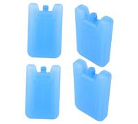 TOBBOMEY 4pcs Reusable Ice Packs Cooler Large Portable Freezer Containers for Cooling Drinks Food Fruit Preservation Multipurpose Summer Use with Unique Temperature Reduction Design