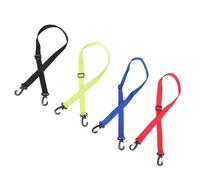 TOBBOMEY 4pcs Ski Boot Carrier Straps Adjustable Heavy-duty Wear-resistant Snowboard Pole Roller Skate for Men Outdoor Skiing Transport in Red Blue Black Green