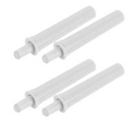 TOBBOMEY 4pcs Soft Close Cabinet Door Closers Trash Can Adjustable Soft Close Cabinet Dampers Garbage Can Damper Trash Lid Piston White