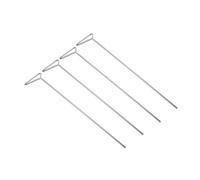 TOBBOMEY 4pcs Stainless Steel Cell Spreader Rods for Bacterial Spreading Laboratory Use Reusable Microbiology Tools with High Temperature Sterilization