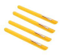 TOBBOMEY 4pcs Stainless Steel Crumb Sweepers for Restaurant and Kitchen Countertops Bread Crumber Tools for Quick Debris Cleaning Reusable Tabletop Crumb Scrapers for Waiters and Home Use