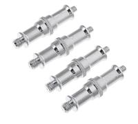 TOBBOMEY 4pcs Stainless Steel to Screw Adapter Camera Thread Converter for Light Stands Hot Shoe Wireless Flash Receiver Compatible Photography Accessories