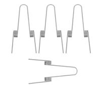 TOBBOMEY 4PCS Trash Bin Replacement Spring Set, Stainless Steel Coils Torsion Springs for Repairing Lid, Suitable for DIY Projects and Maintenance