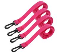TOBBOMEY 4pcs Walking Rope Pink Soft Comfortable Anti-Lost Safety Leash for Outdoor Walking Transition Lightweight School Use
