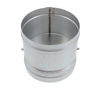 TOBBOMEY 5-inch Galvanized One-Way Ventilation Duct Damper Insert with Backflow Stopper for Dryer, Range Hood, Bathroom and Kitchen Fan Airflow Control