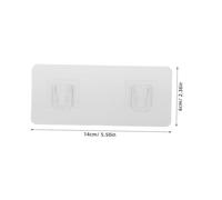 TOBBOMEY 5 Sets Adhesive Wall Socket Holders Power Strip Fixers No Punching Removable Hooks for Organizing Routers Remote Controls and Small Devices Space-Saving Design