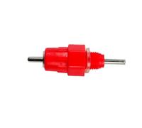 TOBBOMEY 50 Pcs Chicken Nipple Water Drinker Poultry Water Feeder for Birds Layers Red