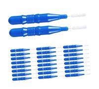 TOBBOMEY 50 Pcs Interdental Brush Oral Care Accessory for Deep Teeth Cleaning Safe Toothpick for Food and Stain Removal Premium Hygiene Tool for Gums and Braces