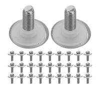 TOBBOMEY 50 Sets M5 Pot Lid Replacement Hardware Kit with Silicone and 201 Washers, Universal Kitchen Pot Lid Fixing Screws for Slow Cooker, Wok, and Pan Covers