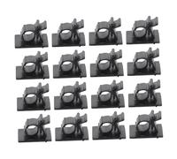 TOBBOMEY 50pcs Adjustable Adhesive Cable Management Clamps Self-Stick Wire Holders for Desk Car Wall Organization Cord Fixation Clips