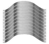 TOBBOMEY 50Pcs Aluminum Alloy Invisible Corner Brackets Spring Clips for Picture Frame Backing DIY Framing Tools Small Multi-Use Hanging Hardware for Photo Frames