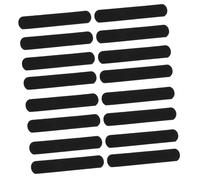 TOBBOMEY 50pcs Hat Sweat Liners Absorbent Breathable Sweat Pads for Caps Baseball Golf Protectors Easy to Use and Disassemble Black Absorption Inserts