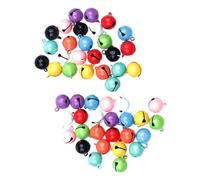 TOBBOMEY 50pcs Mini Copper Christmas Bells, Electroplated Small Jingle Bells Ornament Set, DIY Pendant Accessories for Xmas Tree Decorations and Holiday Crafts